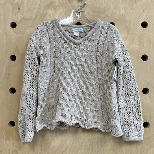 Cream Loose Knit Sweater