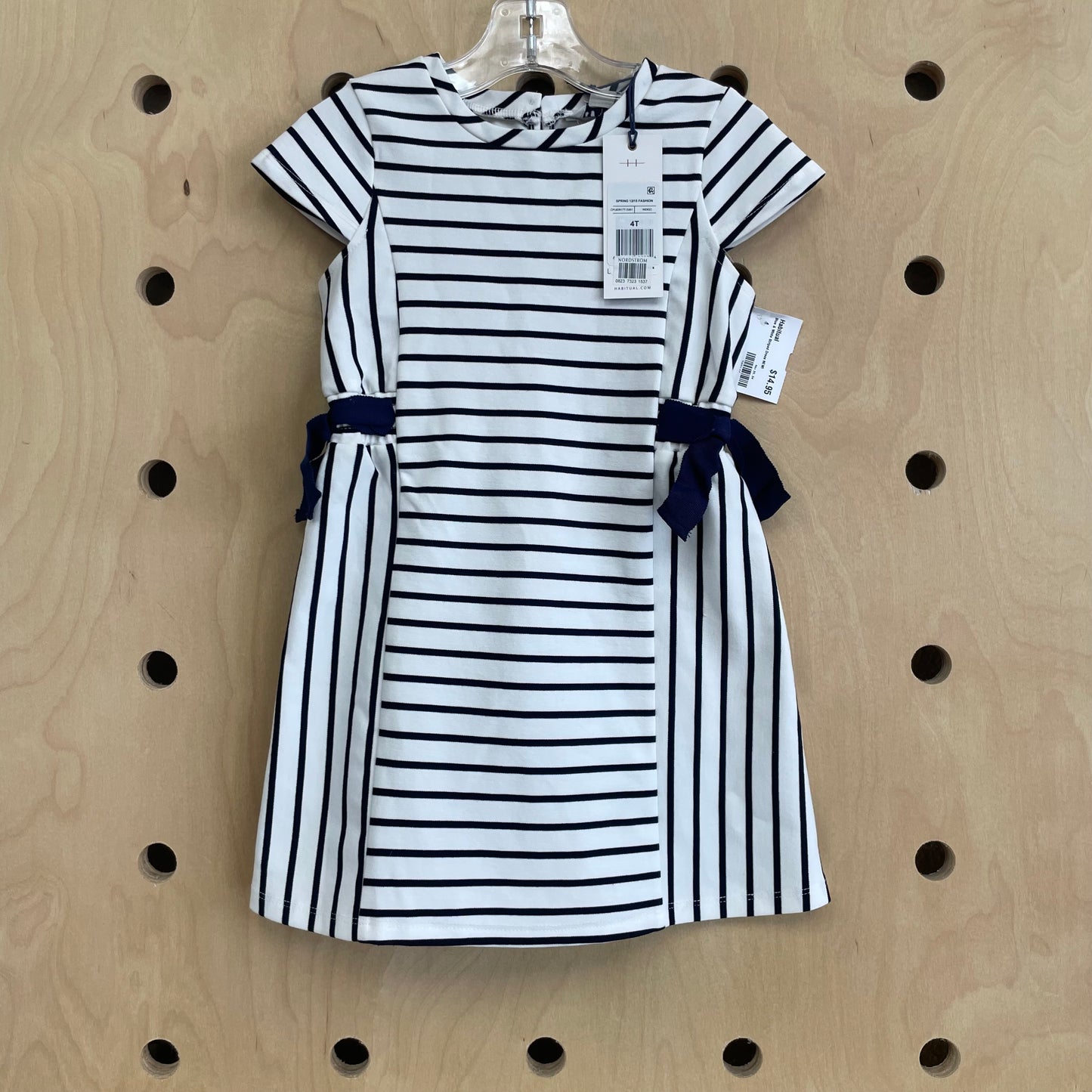 Blue & White Striped Dress NEW!