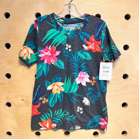 Grey Floral Tee