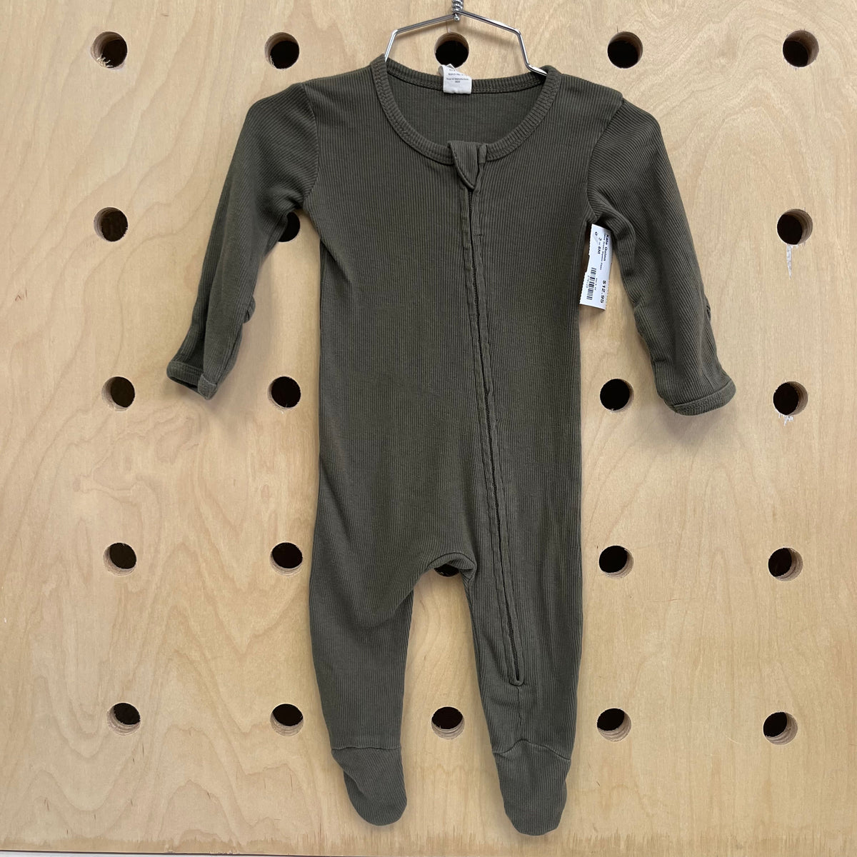 Olive Green Organic Zippy
