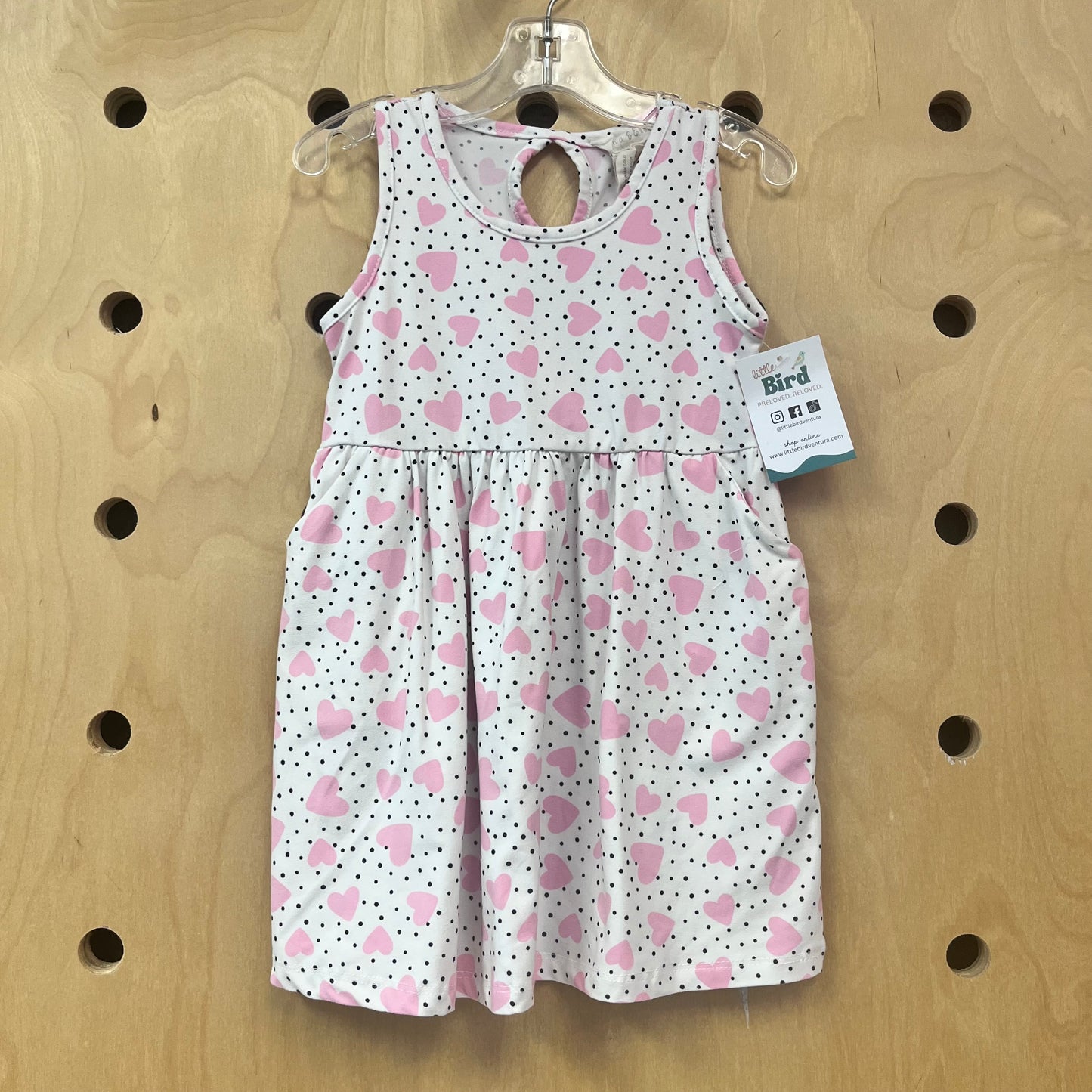 Soft Pink Hearts Dress