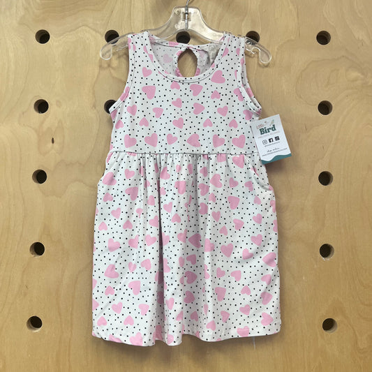 Soft Pink Hearts Dress