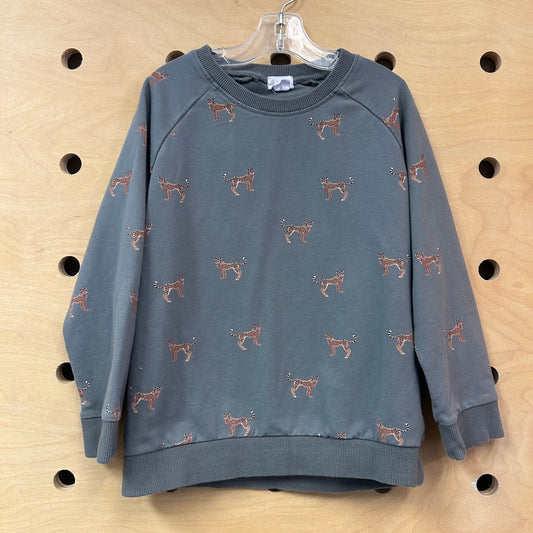 Grey Cheetah Organic Pullover