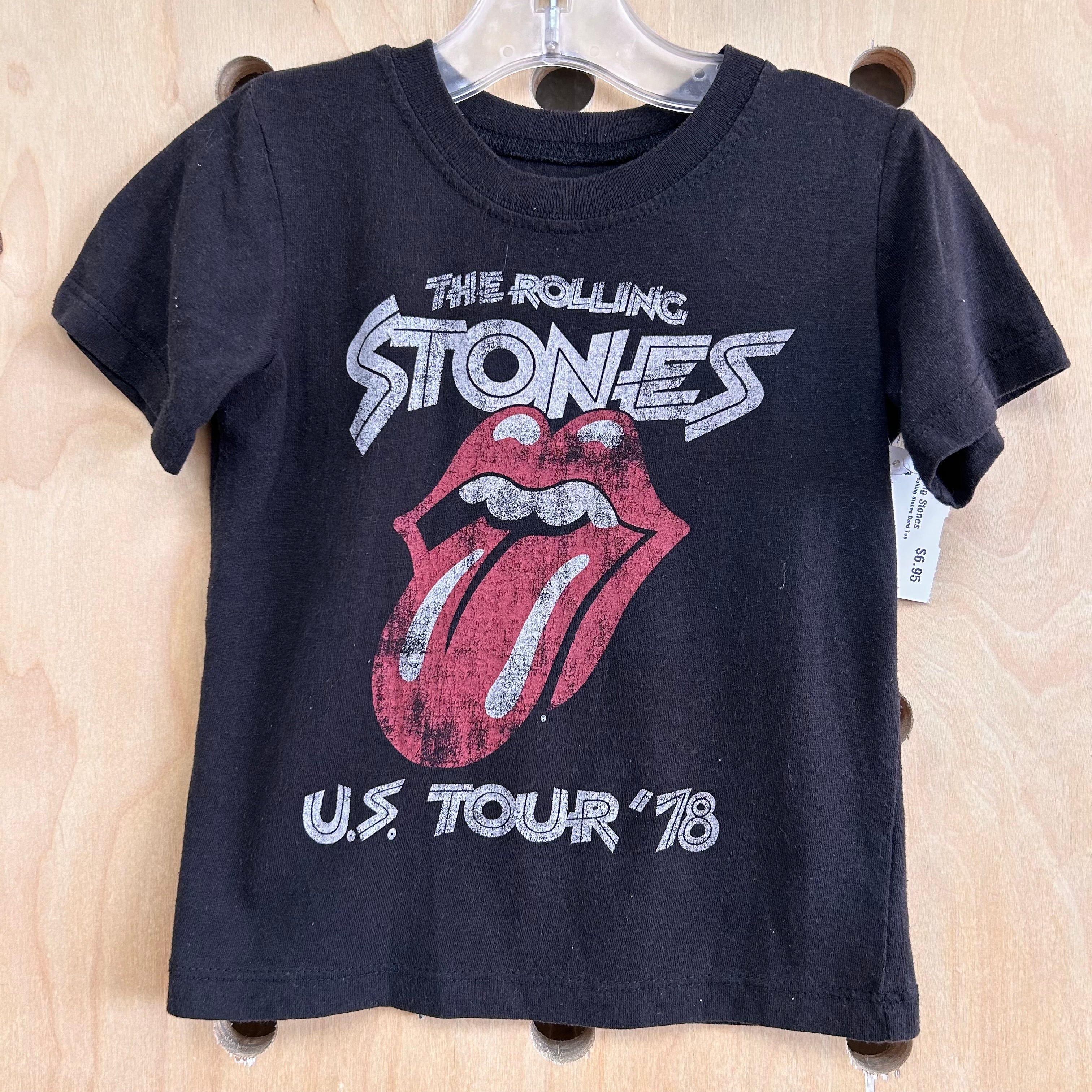 The Rolling Stones U.S. TOUR '18 Tシャツ Black Rolling Stones Band Tee – Little Bird