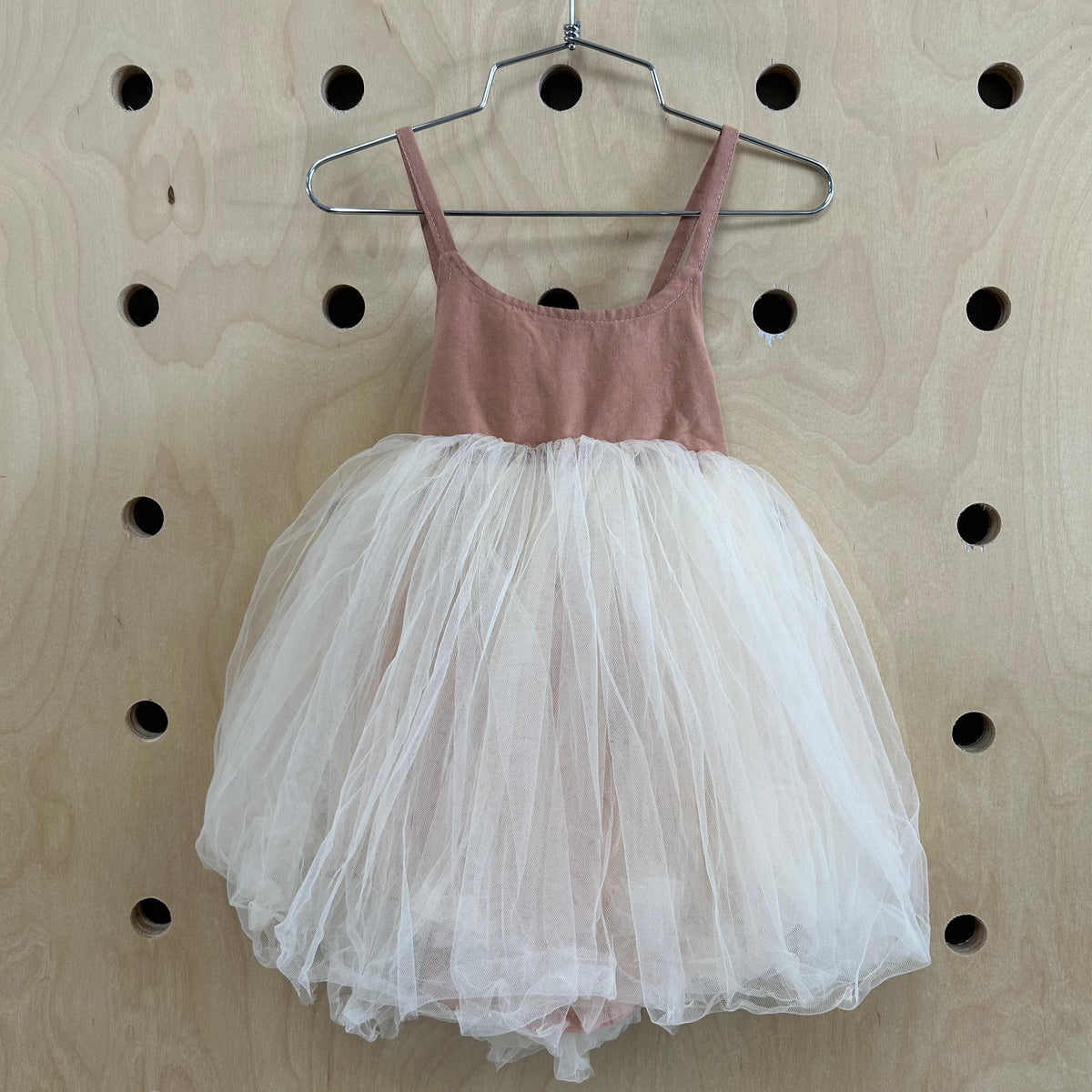 Dusty Pink Tulle Dress