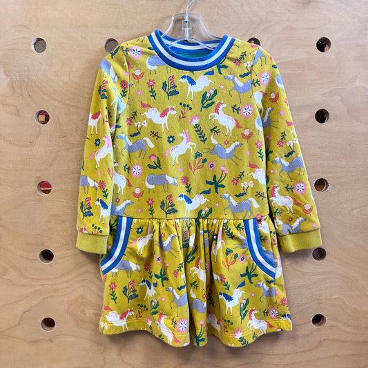 Yellow Horse Dress