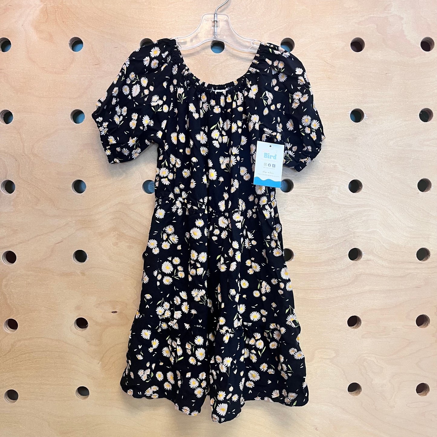 Black Daisies Dress