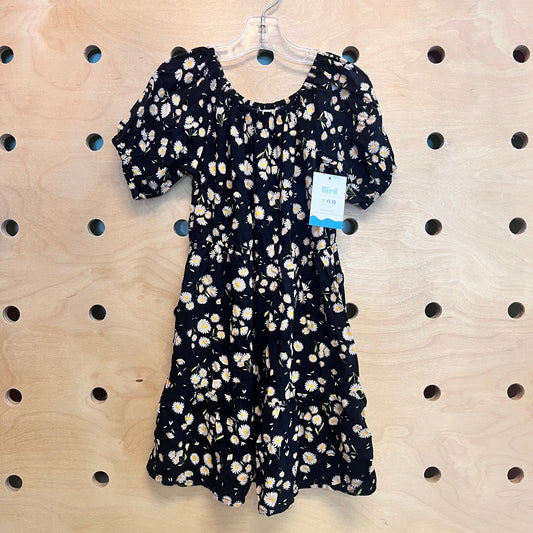 Black Daisies Dress