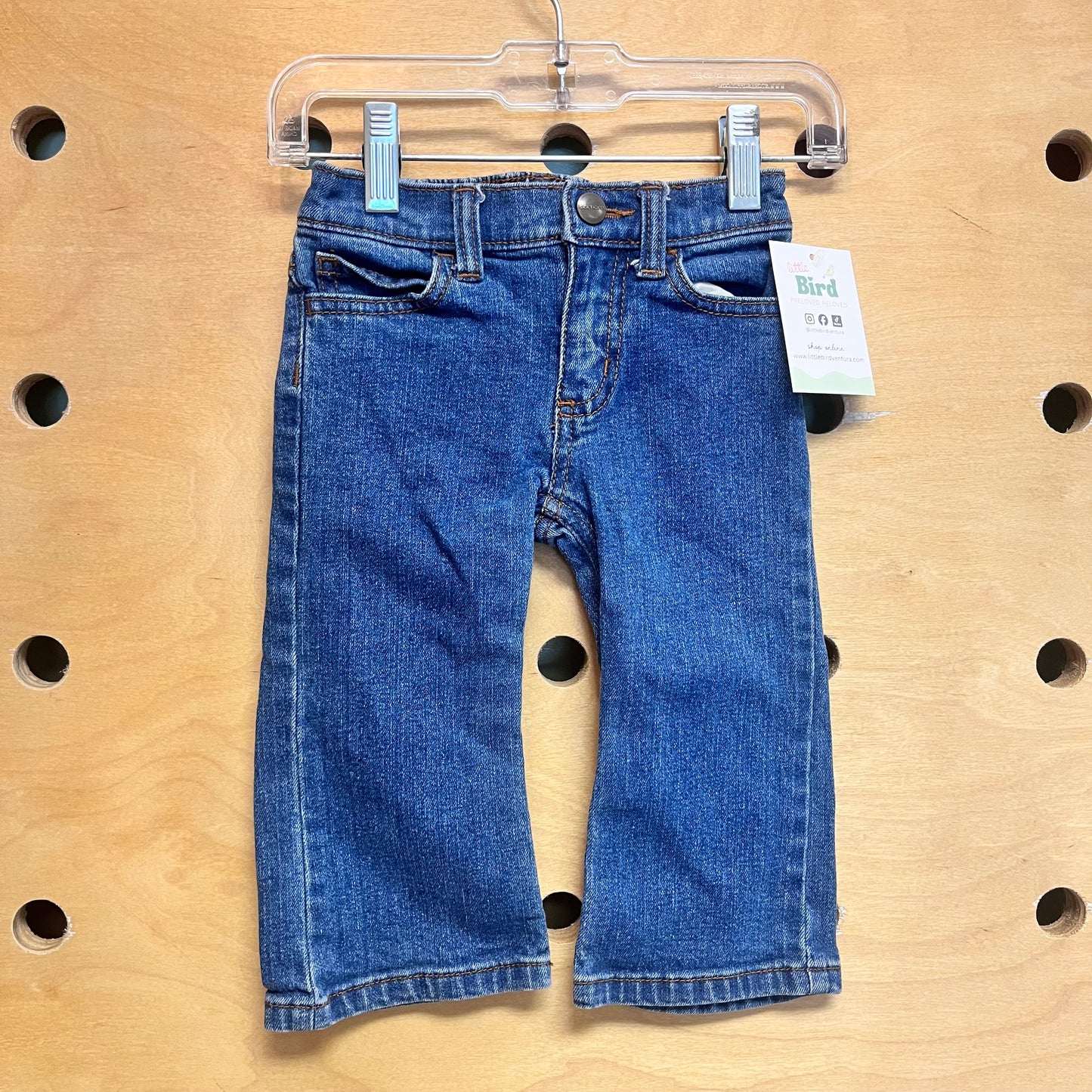 Flare Leg Denim Pants