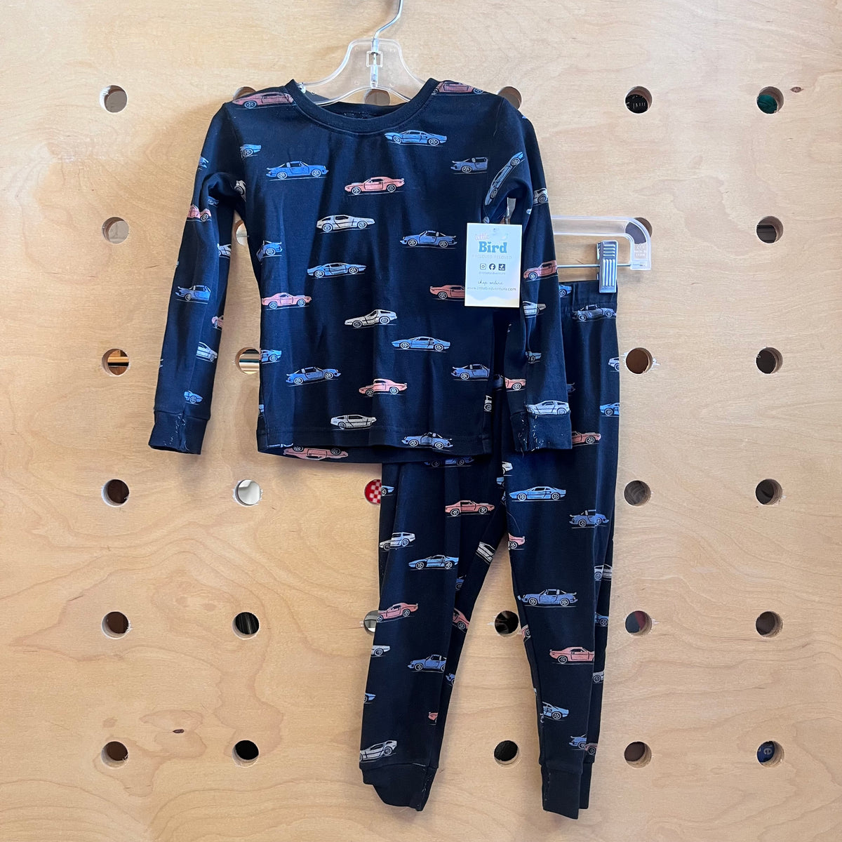 Black Cars Cotton Pajamas