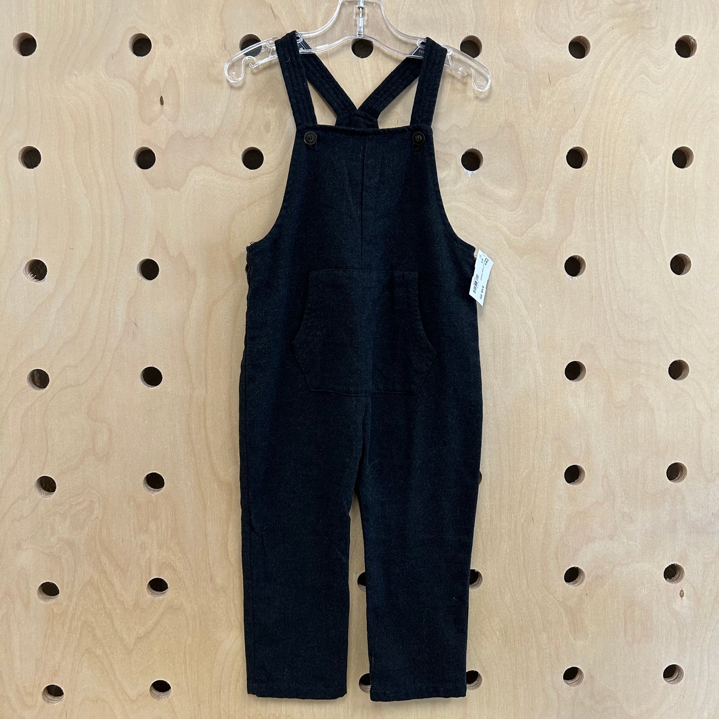 Black Front Pocket Jumpsuit
