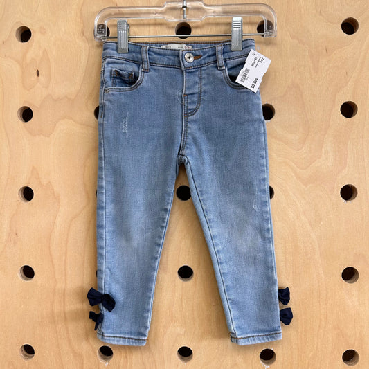 Ankle Bows Denim
