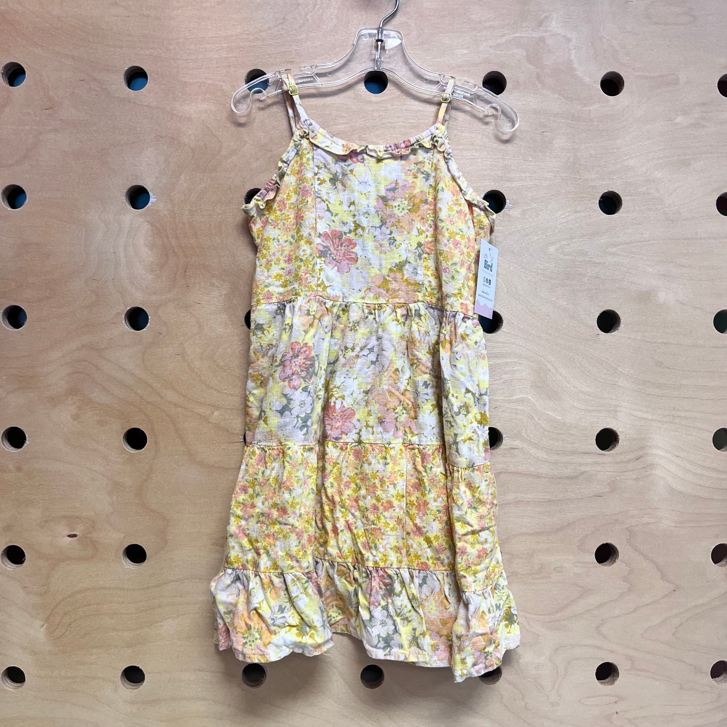 Yellow Mixed Floral Dress