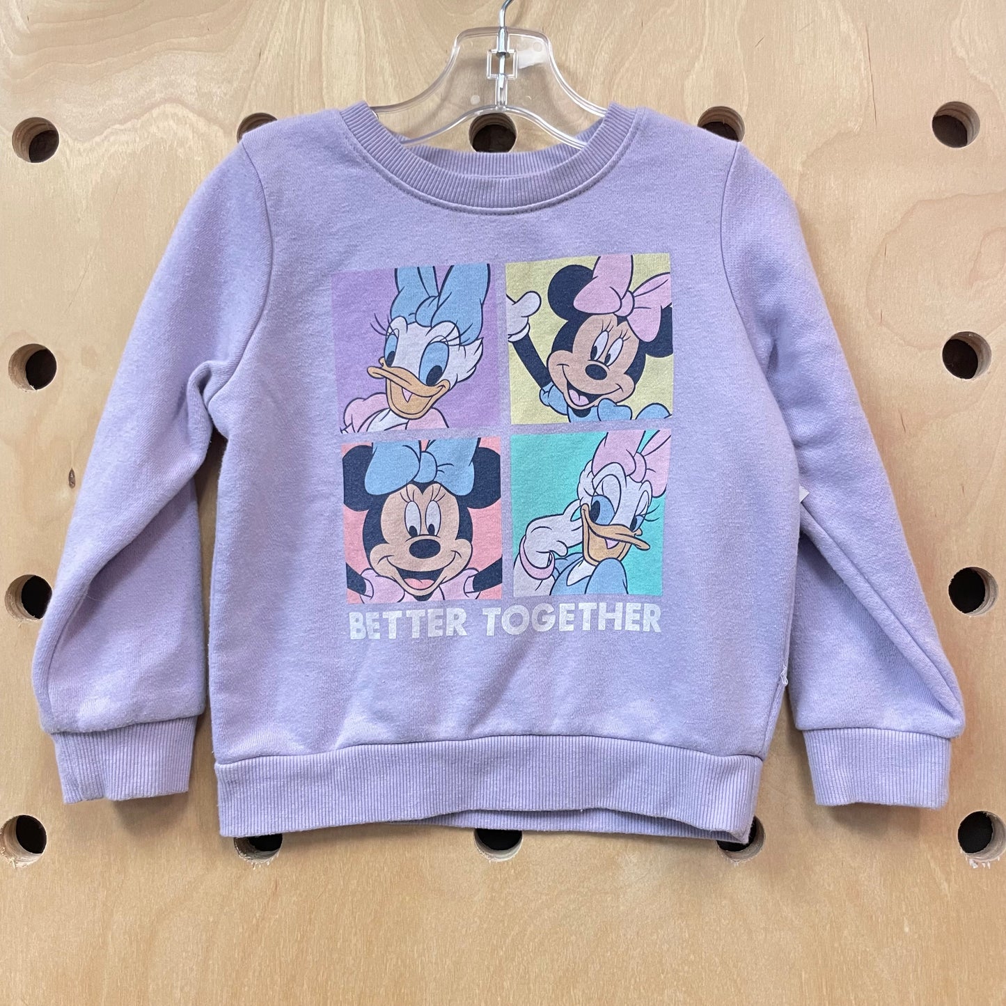Lavender Minnie & Friends Crewneck