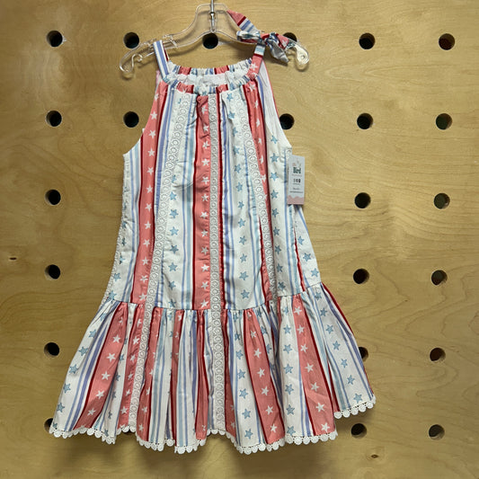 Patriotic Stars & Stripes Dress NEW!