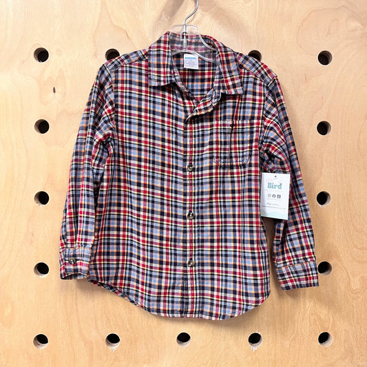 Blue/Red Plaid Flannel