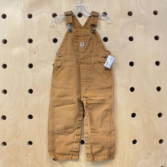 Tan Denim Overalls
