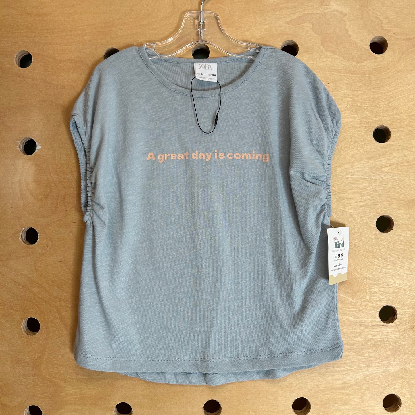 Blue A great day is coming Tee