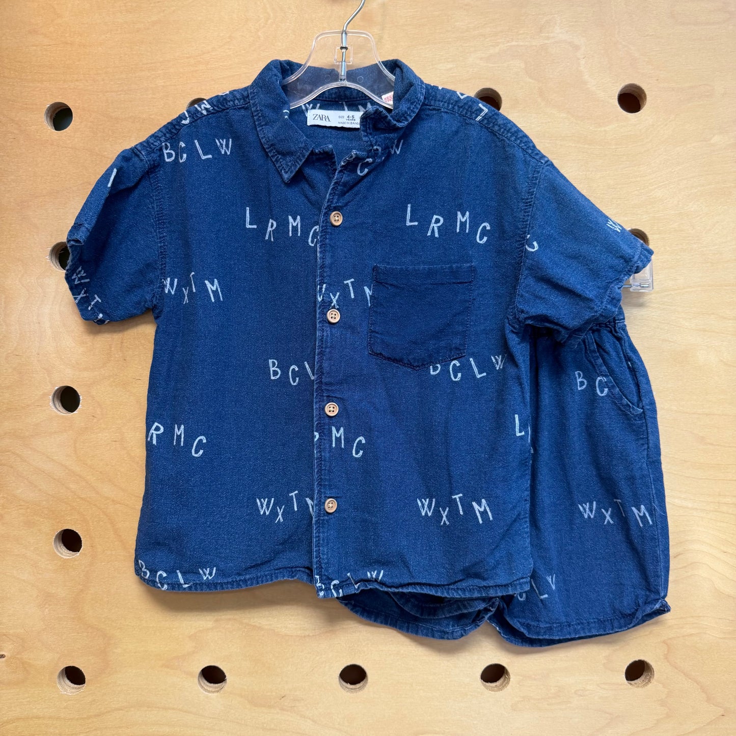 LRMC Denim Button Up & Shorts