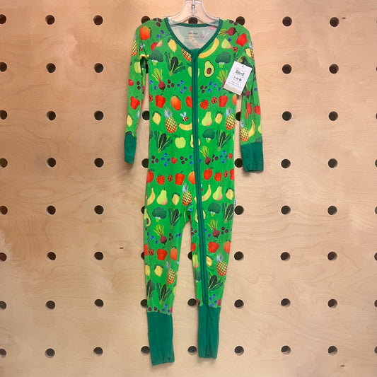 Green Fruits Bamboo Zippy