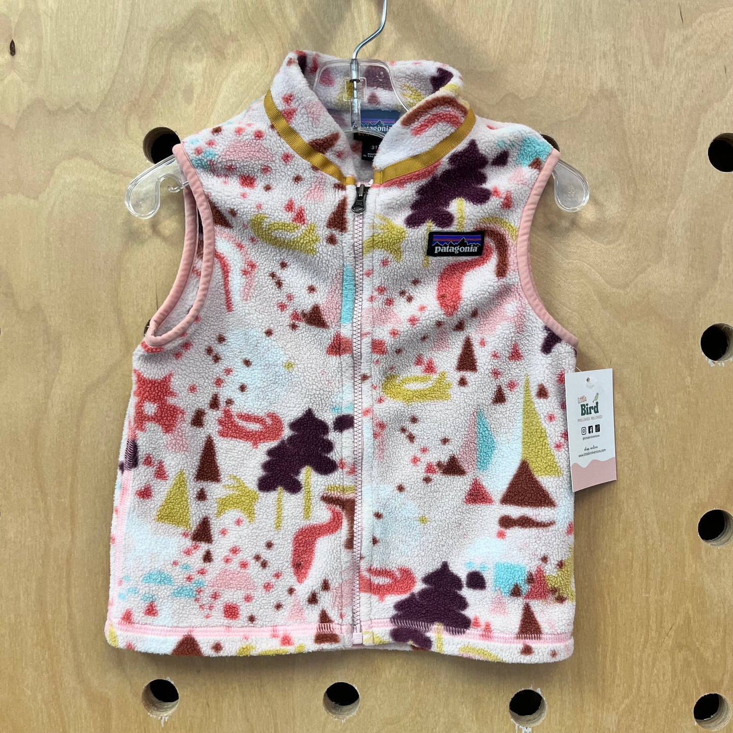 Pink Trees Synchilla Vest