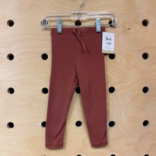 Chestnut Ribbed Leggings