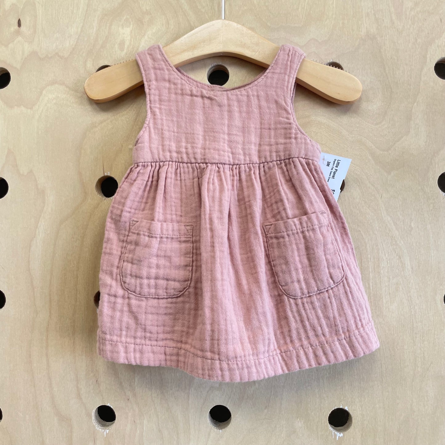 Organic Clay Gauze Dress