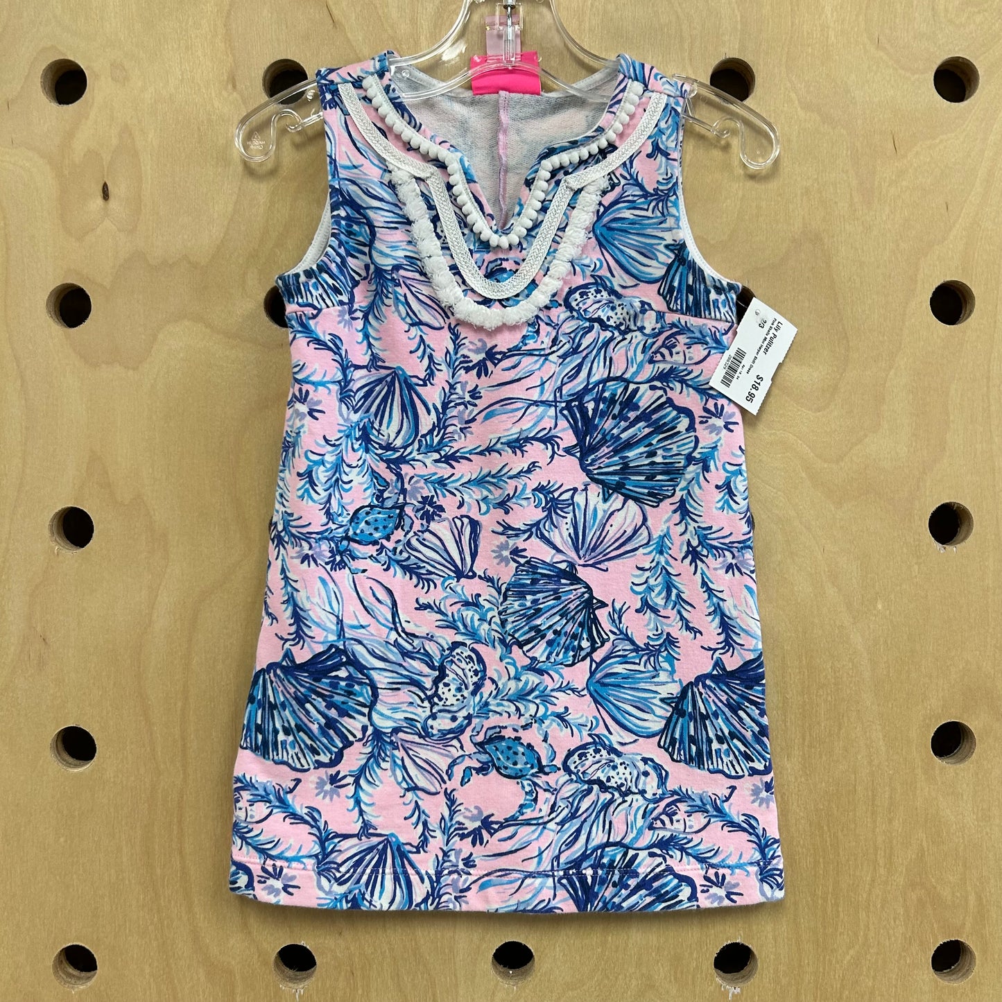 Pink Shells Mini Harper Shift Dress