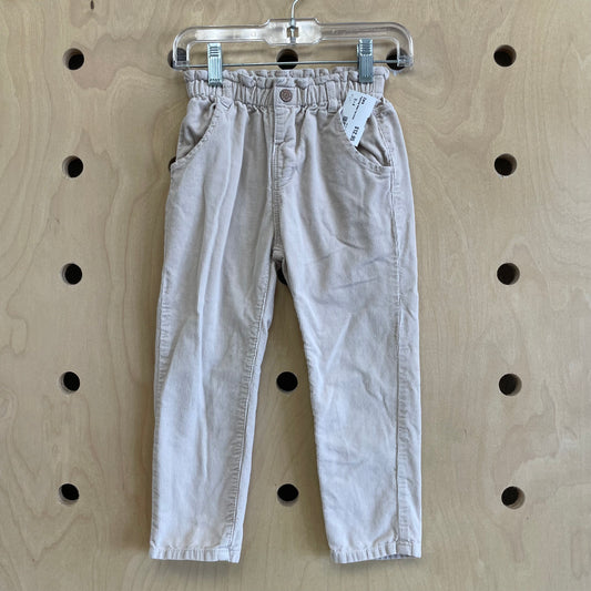 Paperbag Waist Tan Cords