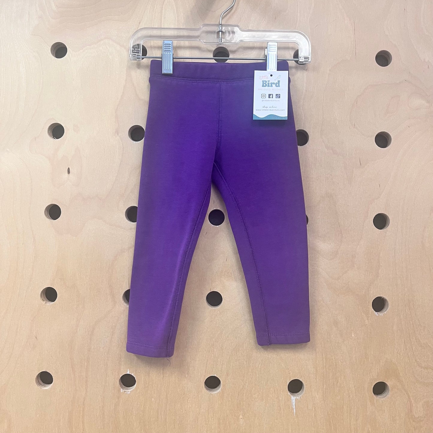 Violet Fleece-Lined Leggings