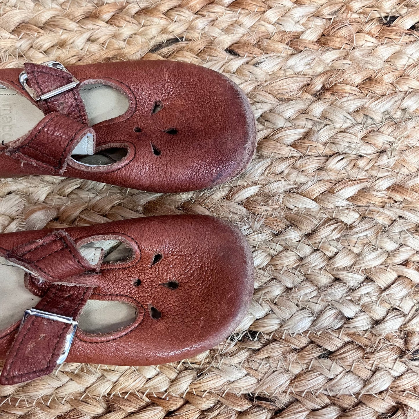 Brown Leather Mary Janes