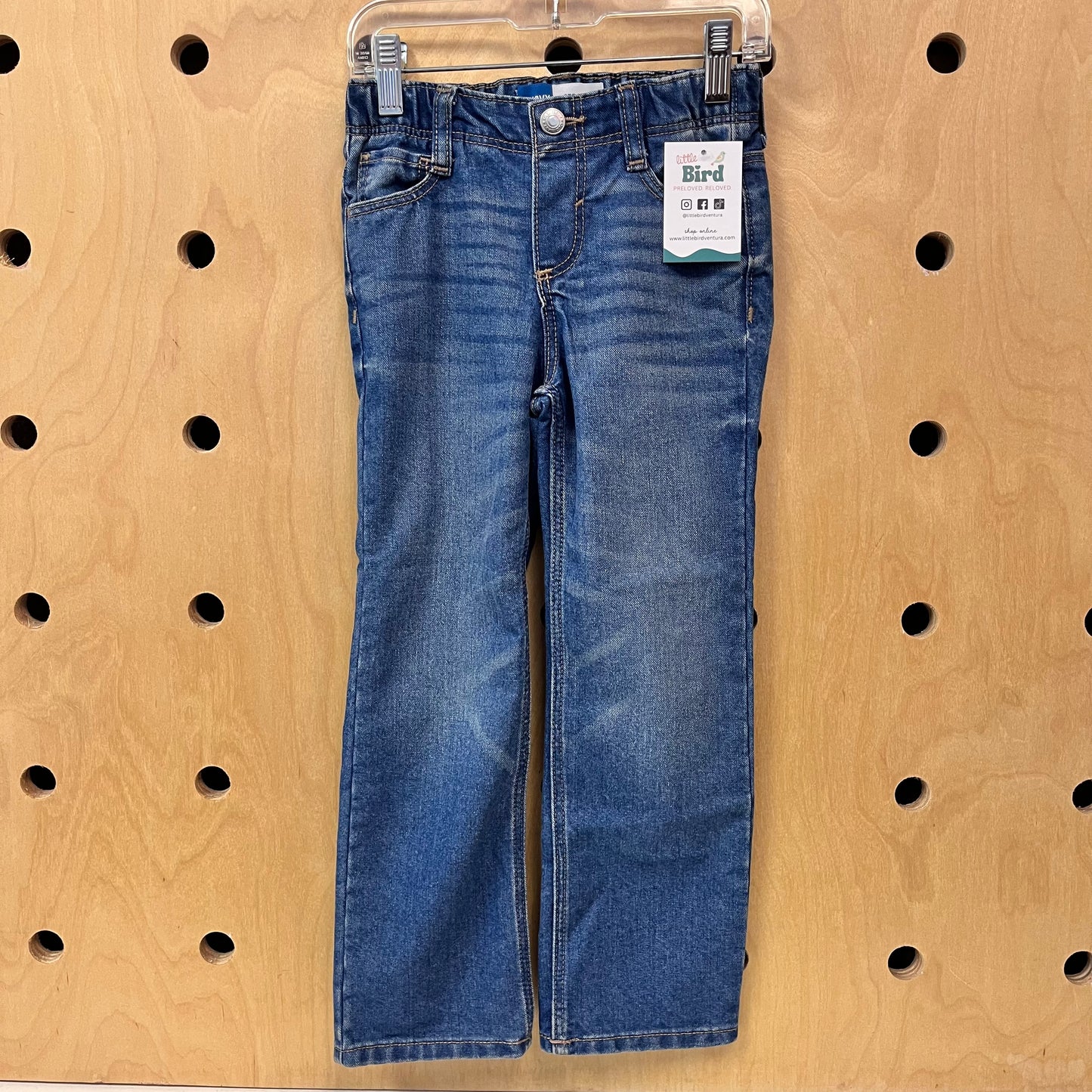 Straight Pull On Denim