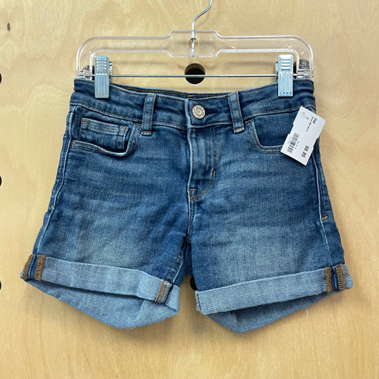 Denim Midi Shorts
