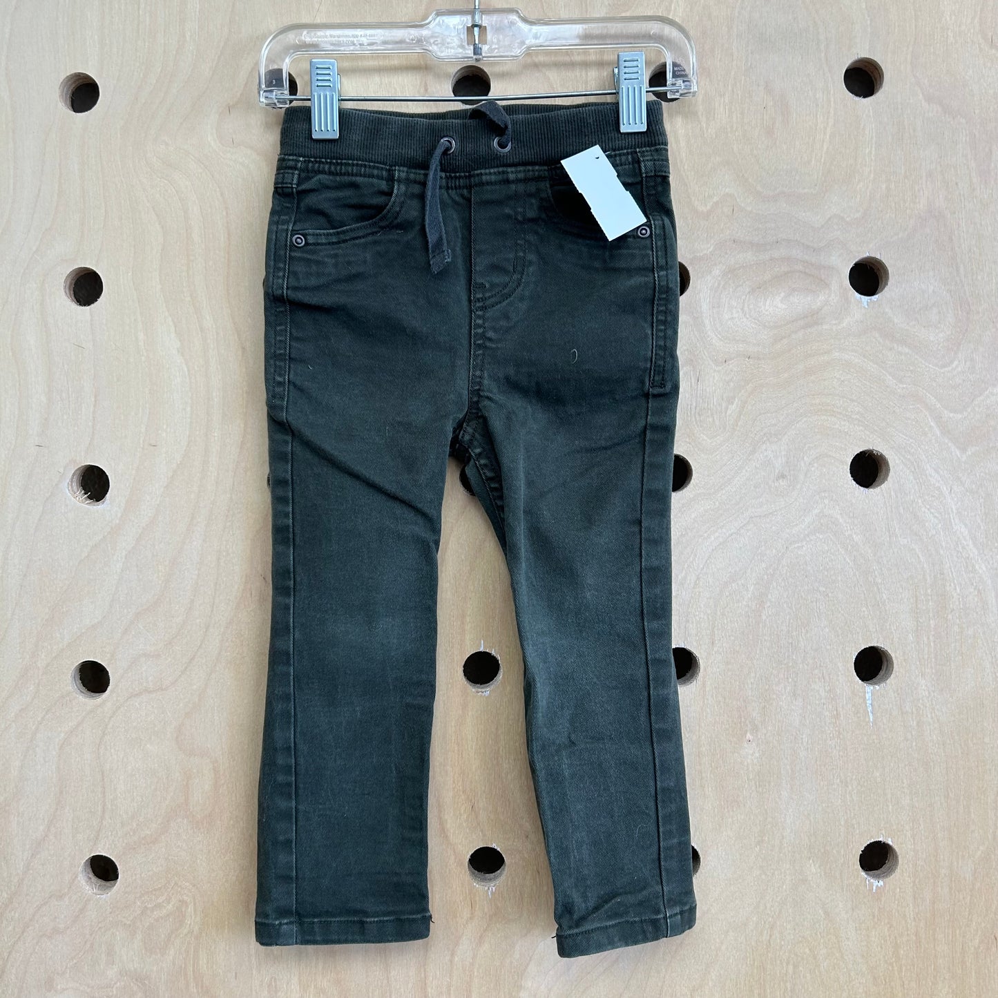 Green Soft Waist Slim Denim