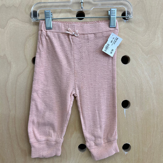 Pink Pointelle Soft Pants