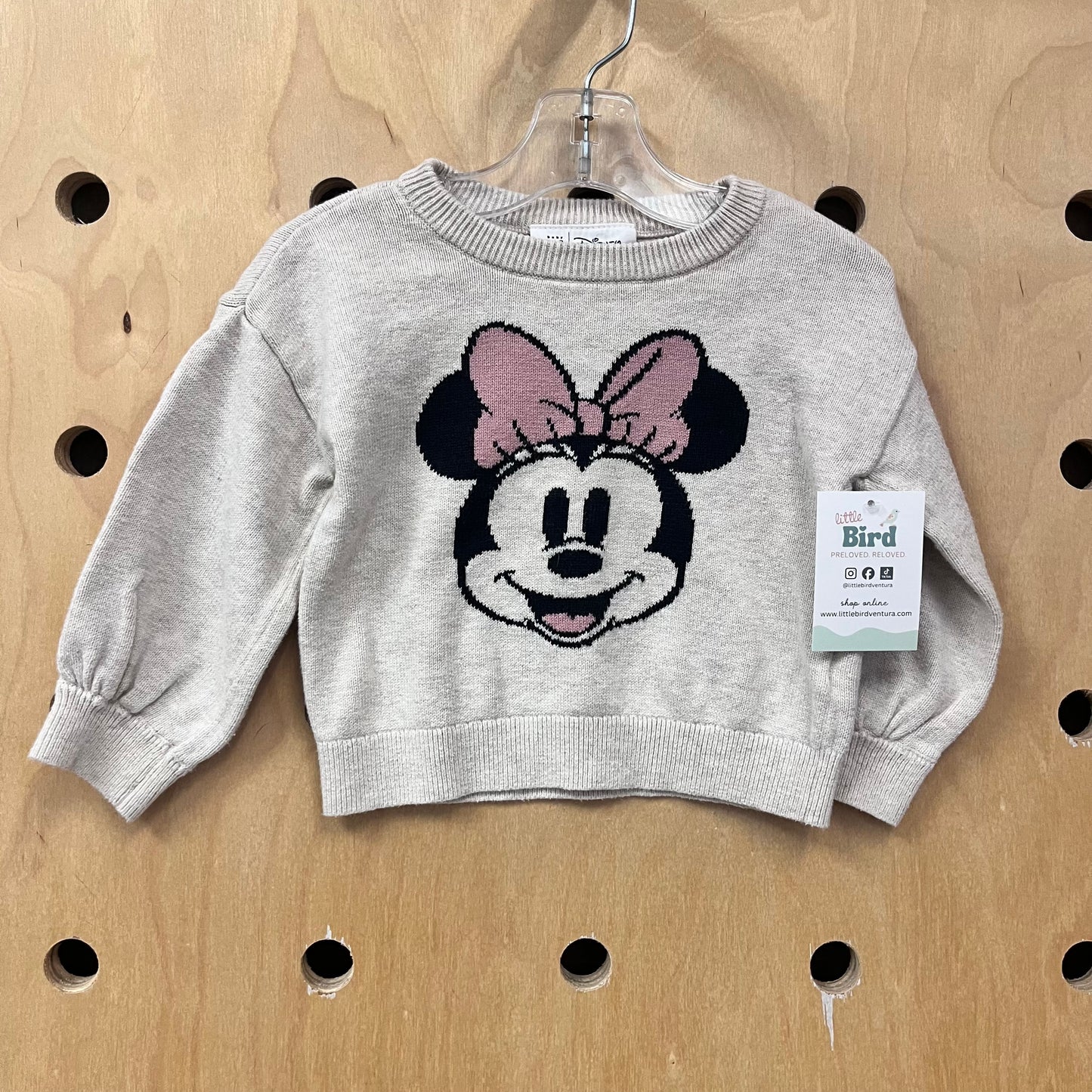 Tan Minnie Mouse Sweater