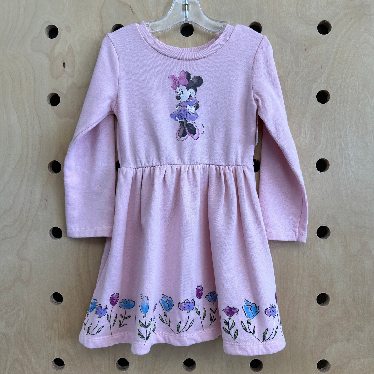 Pink Fleece Minnie Dress