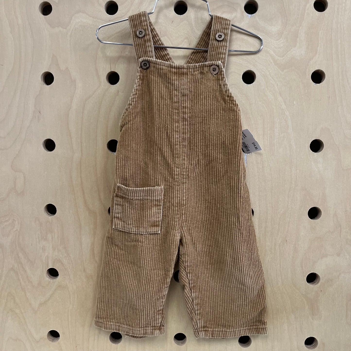 Tan Cord Overalls