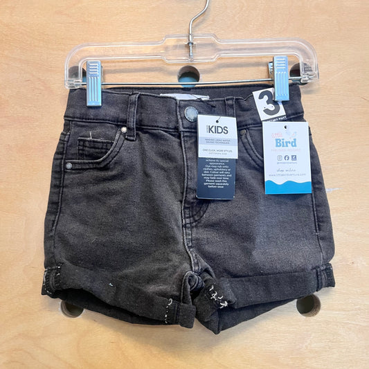 Black Wash Cassandra Denim Shorts NEW!