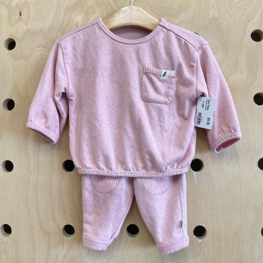 Pink Soft Knit Outfit