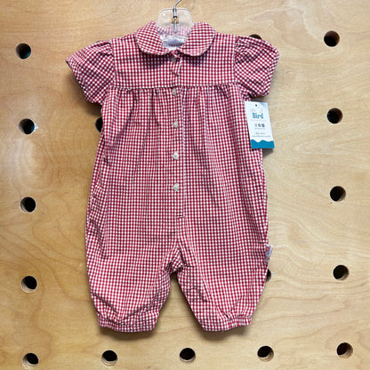 Cherokee Y2K Gingham Romper