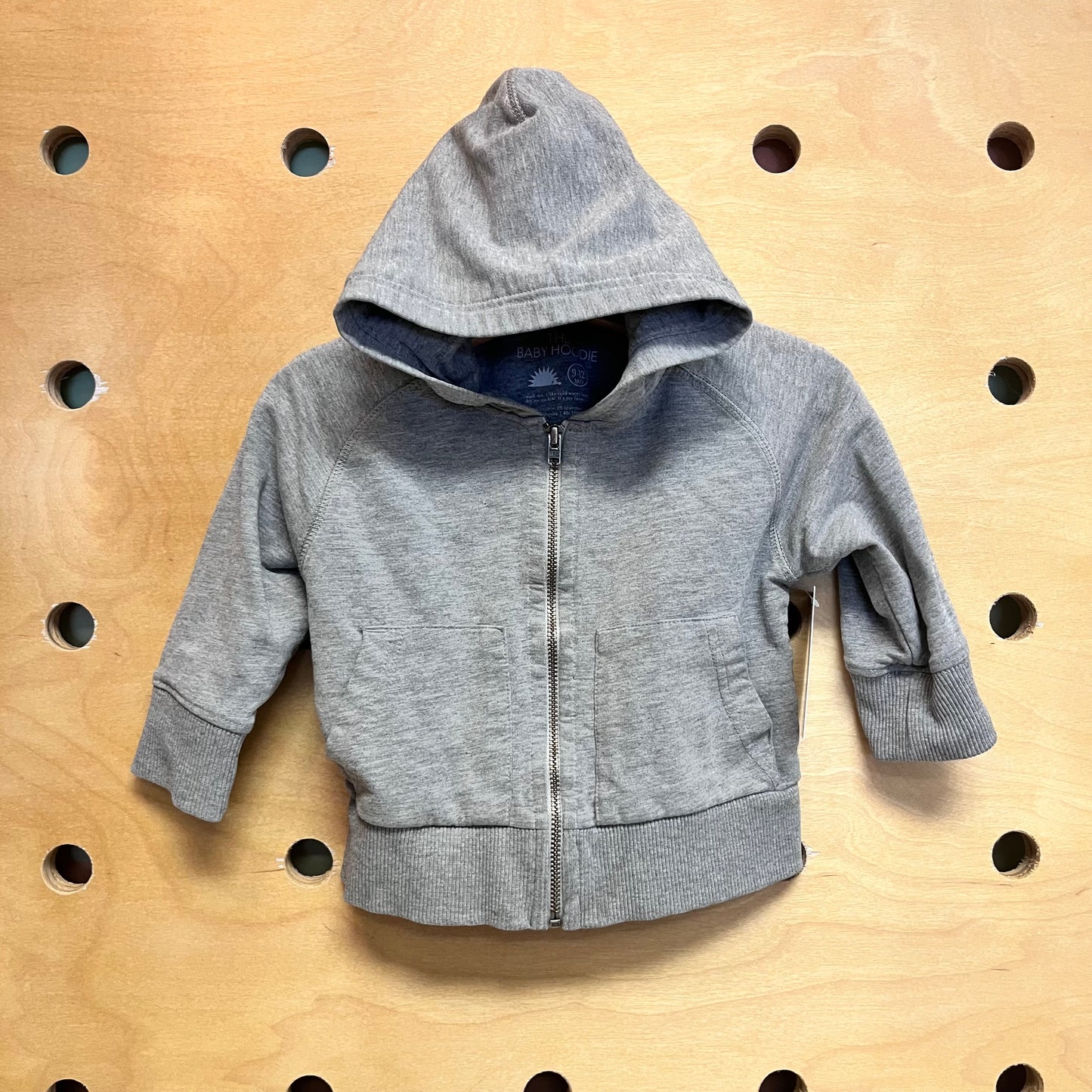 Grey Zip Hoodie