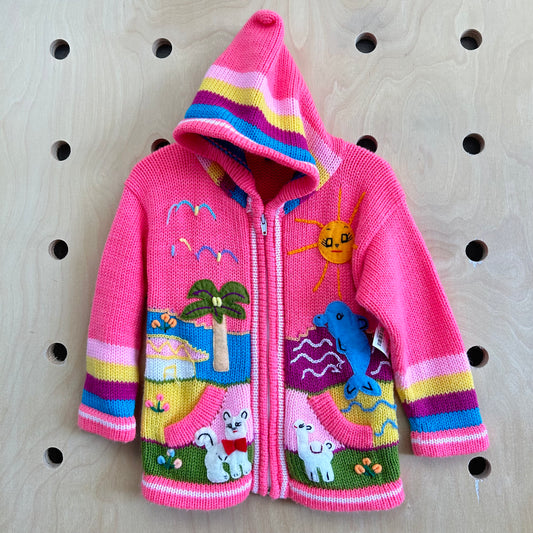 Pink Equadorian Sweater