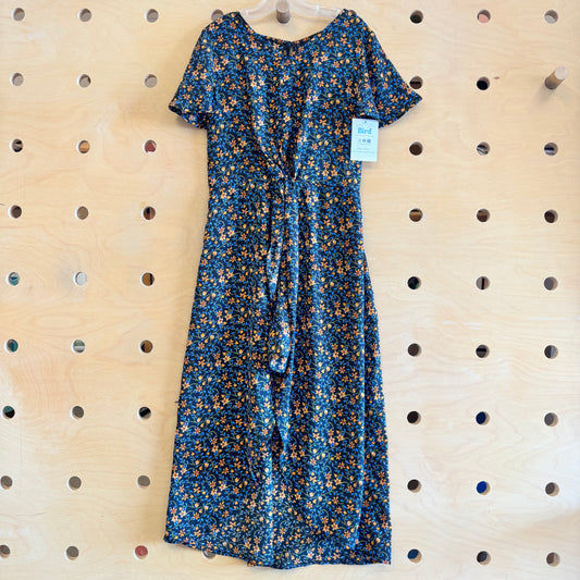 Black/Yellow Floral Dress