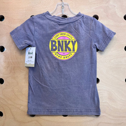 Heathered Grey Surf Cotton Tee