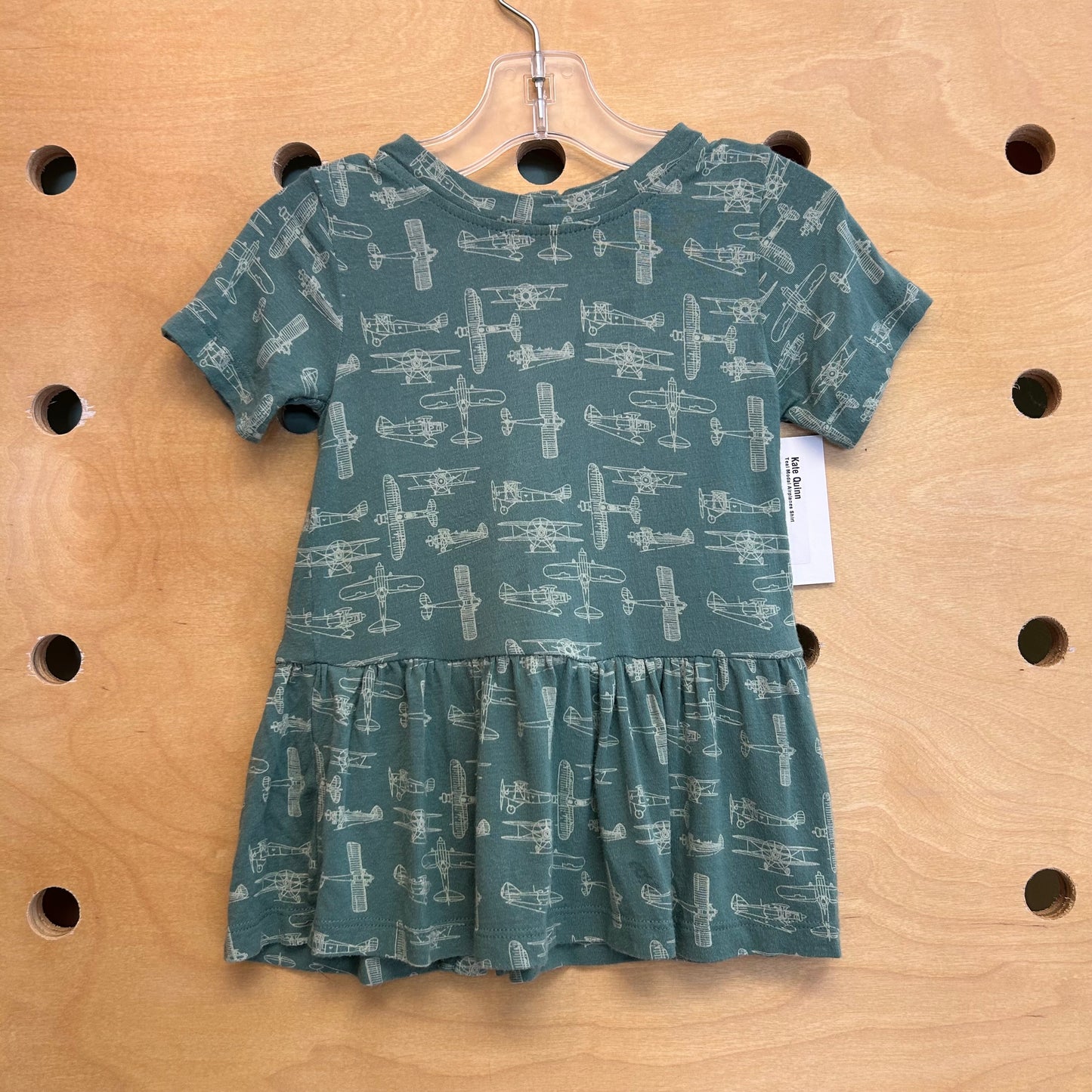 Teal Modal Airplanes Shirt
