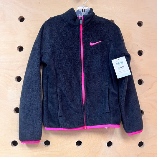 Black & Pink Fleece Jacket