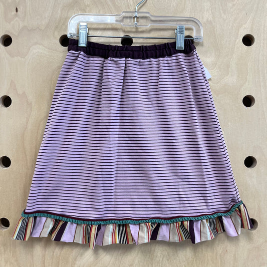 Lavender Striped Skirt