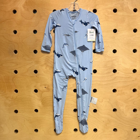 Blue Bamboo Sealife Footies