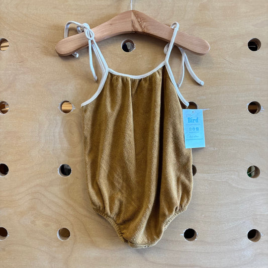 Mustard Terry Romper